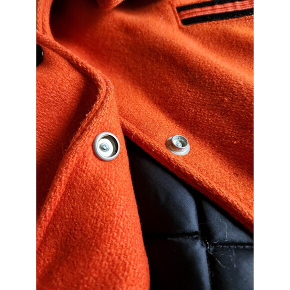 Vintage Varsity Letterman: Wool Bomber, Sailor Collar Cheerleader Jacket, S/M - Picture 7 of 14